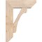 Ekena Millwork Legacy Slat Smooth Bracket w/ Offset Brace, Douglas Fir, 7 1/2"W x 22"D x 30"H BKT0806X22X30LEC06SDF - alternate 3